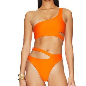 Michael Costello x REVOLVE Melani Cutout Bikini Top (M) and Bottom  (S) Set